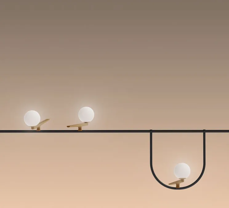 Suspension, Yanzi 1, noir, LED, 1500lm, 3000K, L156cm, H31,5cm - Artemide