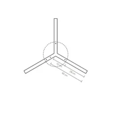 Suspension, Y-Model Cordless, cuivre bruni, LED, dim, 2700K, 1490 lm, Ø80cm, H5,3cm - Anour