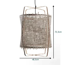 Suspension, Z11 Grey cover, gris, Ø48,5cm, H72,5cm - Ay Illuminate