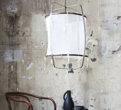 Suspension, Z5, noir, Cotton Cover, blanc, Ø42cm, H57cm - Ay Illuminate