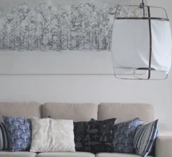 Suspension, Z5, noir, Cotton Cover, blanc, Ø42cm, H57cm - Ay Illuminate