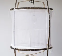 Suspension, Z5, noir, Cotton Cover, blanc, Ø42cm, H57cm - Ay Illuminate