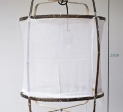 Suspension, Z5, noir, Cotton Cover, blanc, Ø42cm, H57cm - Ay Illuminate