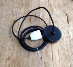 Suspension, Z11 Silk cashemere, sable, Ø48,5cm, H72,5cm - Ay Illuminate