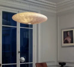 Suspension, ZEN, blanc, Ø62cm, H17cm - Celine-Wright