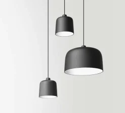 Suspension, Zile, noir mat, Ø20cm, H22,5cm - Luceplan