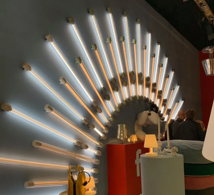 Suspension/Applique murale, Tjoep S, vert, IP44, LED, 2700k à 5000K, 600lm, Ø9cm, H50cm - Fatboy