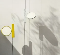 Suspension/lampadaire, OK, blanc, LED, dim, 2700K, 1550 lm, Ø20cm, H27cm - Flos