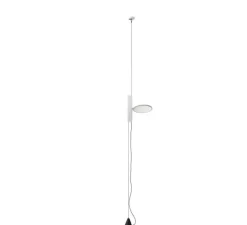 Suspension/lampadaire, OK, blanc, LED, dim, 2700K, 1550 lm, Ø20cm, H27cm - Flos