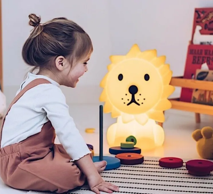 Veilleuse, lampe, lion star light, jaune, LED, dim, 2700K, 300 lm, L30cm, H45cm - Mr Maria