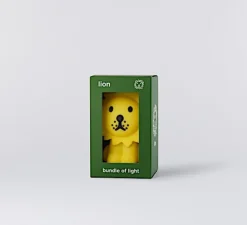 Veilleuse, Lion, jaune, Ø10cm, H16,5cm - MR MARIA