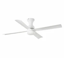 Ventilateur lumineux, Fraser M, blanc, LED, 3000K, 850 lm, Ø120cm, H32cm - Faro