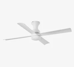 Ventilateur lumineux, Fraser M, blanc, LED, 3000K, 850 lm, Ø120cm, H32cm - Faro