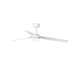 Ventilateur lumineux, Punt M, blanc, LED, dim, 3000 - 4200 - 6500K, 723 lm, Ø130cm, H32,2cm - Faro