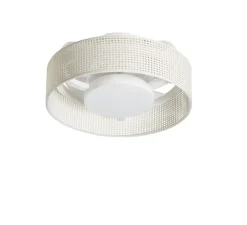 Ventilateur lumineux, Venti Paper, été/hiver, blanc, LED, dim, 3000 / 4000 / 6000K, 2000 lm, Ø37,6cm, H17,7cm - MDC