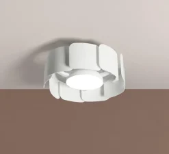 Ventilateur lumineux, Venti Snail, été/hiver, blanc, LED, dim, 3000 / 4000 / 6000K, 2000 lm, Ø42cm, H19cm - MDC