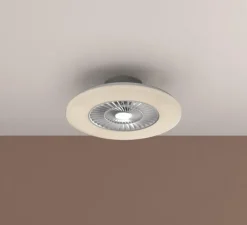 Ventilateur lumineux, Wind, été/hiver, blanc, LED, dim, 2700-5000K, 4000 lm, Ø60cm, H17cm - MDC